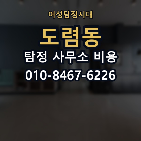도렴동 탐정 사무소 비용 상담 사례로 보는 핵심 차이