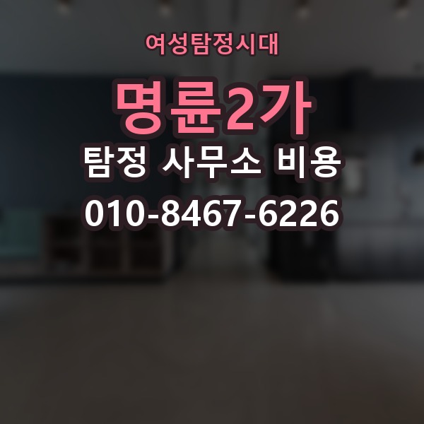 명륜2가 탐정 사무소 비용 설명을 이해하기 쉽게 정리