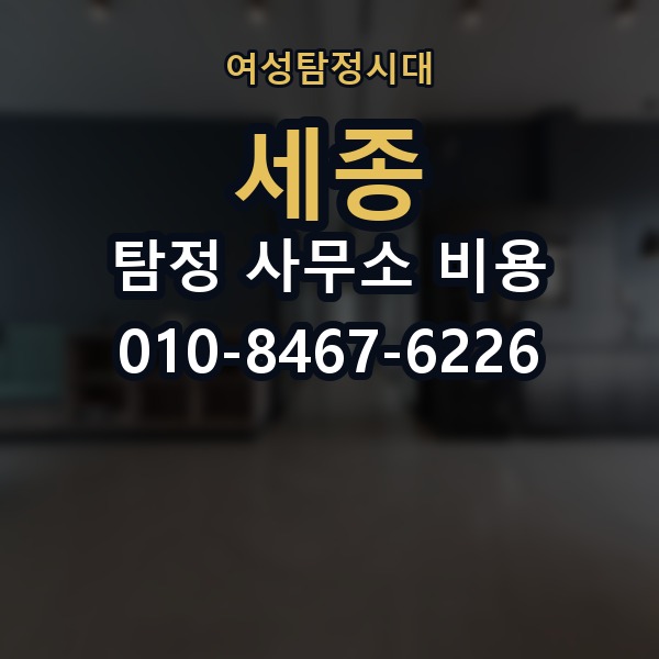 세종 탐정 사무소 비용 의뢰 전에 점검해야 할 사항