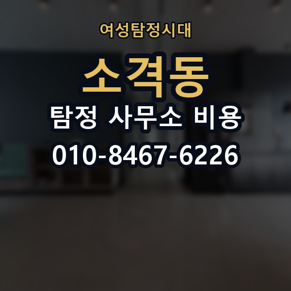 소격동 탐정 사무소 비용 상담 시 물어볼 질문