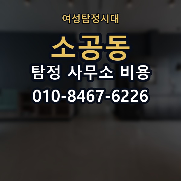 소공동 탐정 사무소 비용 견적을 받을 때 체크리스트