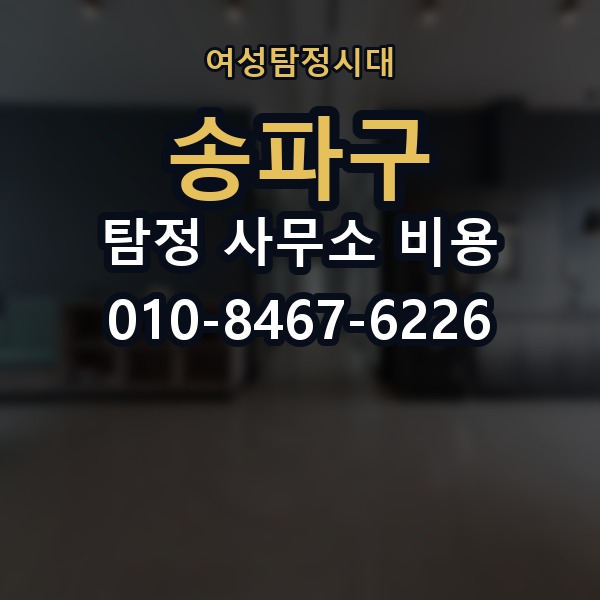 송파구 탐정 사무소 비용 의뢰 전에 점검해야 할 사항