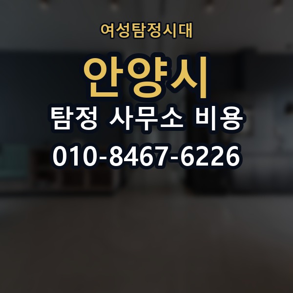 안양시 탐정 사무소 비용 의뢰 전에 점검해야 할 사항