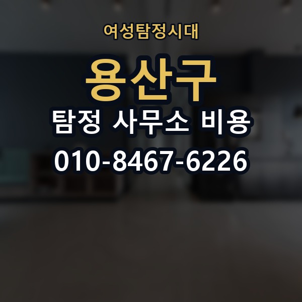 용산구 탐정 사무소 비용 의뢰 전에 점검해야 할 사항
