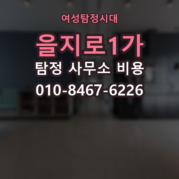 을지로1가 탐정 사무소 비용 안내를 정확히 읽는 팁
