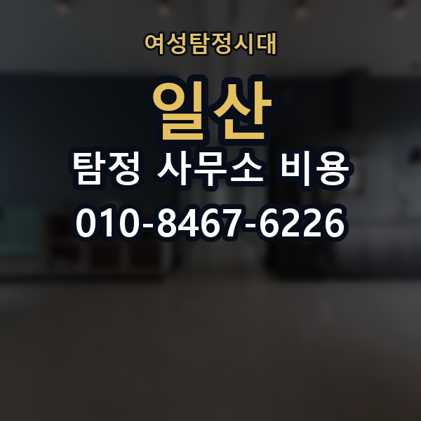 일산 탐정 사무소 비용 의뢰 전에 점검해야 할 사항