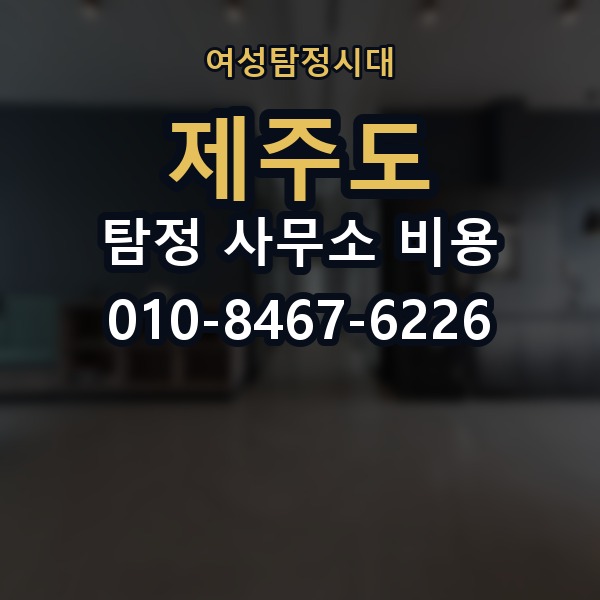 제주도 탐정 사무소 비용 의뢰 전에 점검해야 할 사항