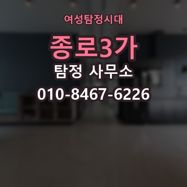 종로3가 탐정 사무소 조사 방식에 대한 이해