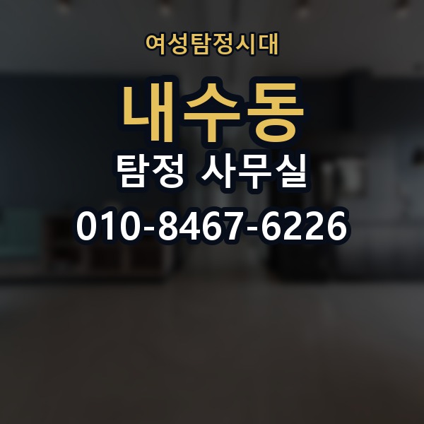 내수동 탐정 사무실 진술과 객관 자료를 맞추는 실무