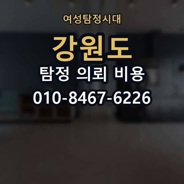 강원도 탐정 의뢰 비용 의뢰 전에 점검해야 할 사항