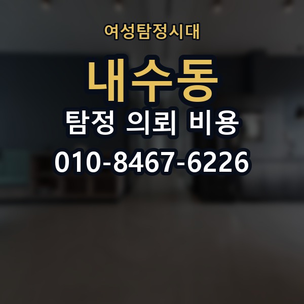내수동 탐정 의뢰 비용 절차와 준비 서류