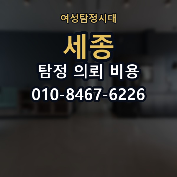 세종 탐정 의뢰 비용 의뢰 전에 점검해야 할 사항