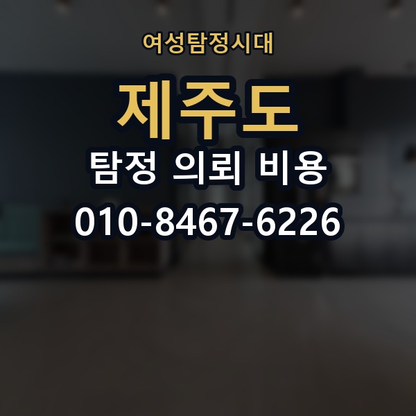 제주도 탐정 의뢰 비용 의뢰 전에 점검해야 할 사항