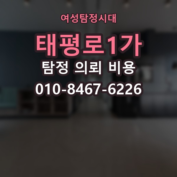 태평로1가 탐정 의뢰 비용 확인 후 다음 단계는 무엇일까