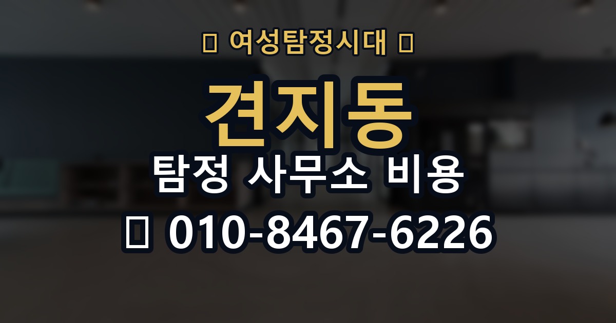 견지동 탐정 사무소 비용 상담 시 받아보면 좋은 정보