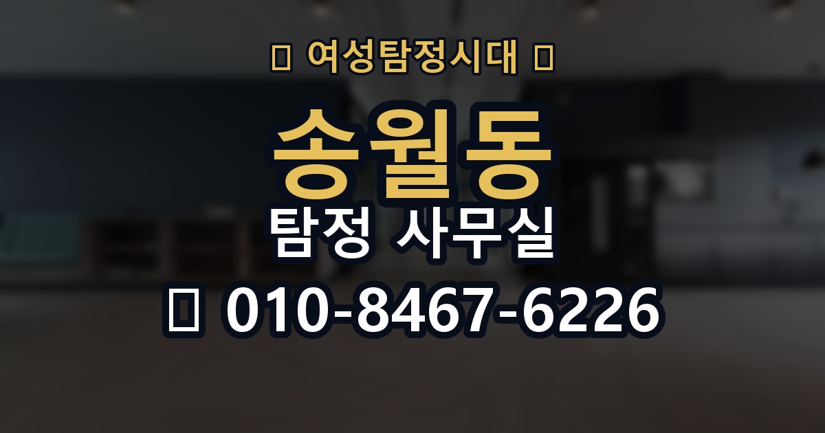 송월동 탐정 사무실 사건별 맞춤 조사 계획 세우는 기준